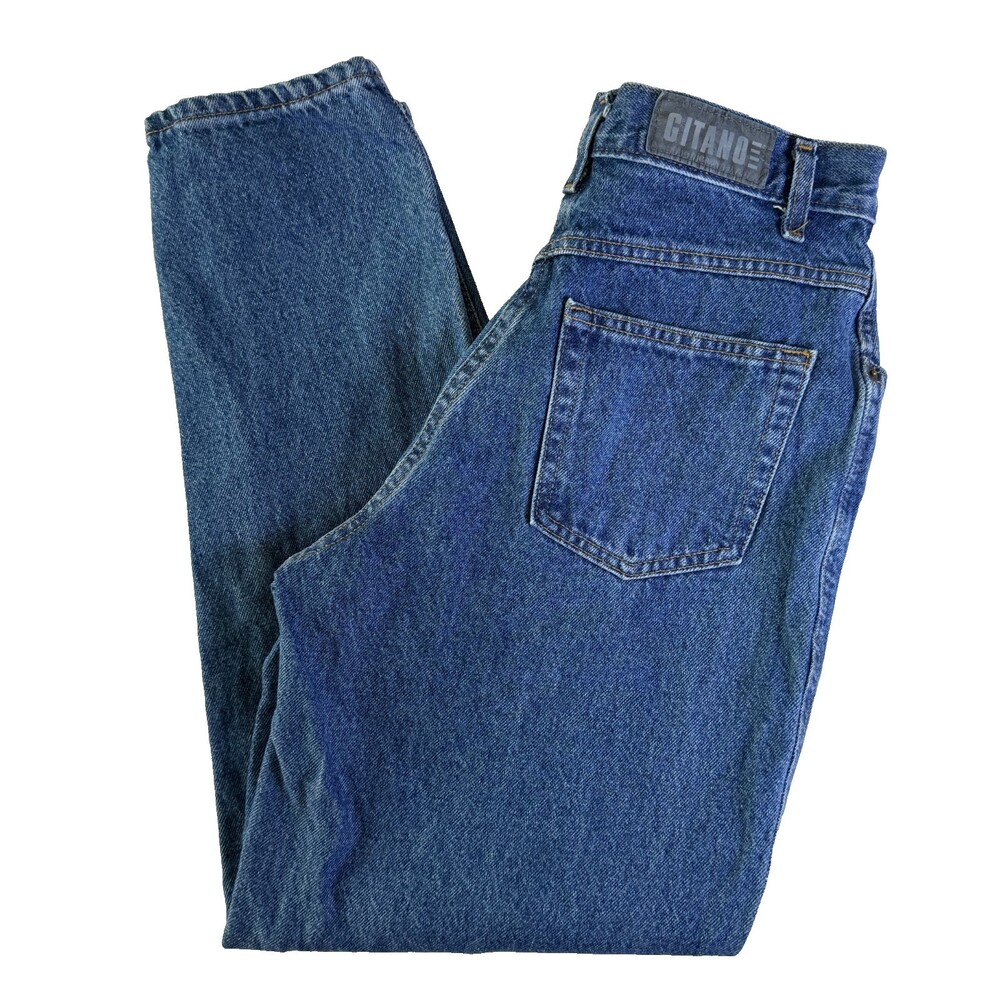 Gitano Jeans Vintage & 80s DEADSTOCK! Sz 10 Petite Medium Wash Mom Jeans Relaxed